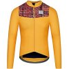 Cyklodres s dlouhým rukávem CLEMENCE žlutámen cycling jersey clemence yellow 2 1[1]