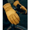 Rukavice na kolo kožené - série GRAVEL - hořčicemen women gloves cycling leather yellow 2[1]