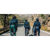Pánský cyklistický dres s dlouhým rukávem AUDAX INGRID Navy Námořnická modrá