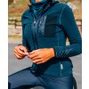Dámský cyklistický dres s dlouhým rukávem AUDAX INGRID Navy Námořnická modrá
