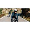Dámský cyklistický dres s dlouhým rukávem AUDAX INGRID Navy Námořnická modrá