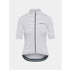 Dámský cyklo dres FRANCINE White Bílá s jemným proužkem