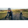 GRAVEL dámský cyklodres SYLVIE - šedá a námořní modráwomen cycling jersey gravel sylvie grey 2[1]
