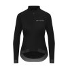 Dámský cyklo dres s dlouhým rukávem RACE DAPHNÉ Black Černá