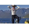 CAFÉ DU CYCLISTE Dámský cyklistický dres - cyklodres s dlouhým rukávem merino WOMEN'S CLAUDETTE bílá