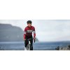 Dámský cyklo dres s dlouhým rukávem MERINO CLAUDETTE Red Červená