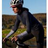 CAFÉ DU CYCLISTE - dámské cyklistické dresy - cyklodres s dlouhým rukávem Merino WOMEN'S ARLETTE Audax námořní modrá