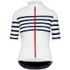 Dámský cyklo dres AUDAX MONA - bílá s modrým proužkemwomen cycling mona mesh classic[1]