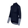 Dámský cyklo dres s dlouhým rukávem MERINO AUDAX ARLETTE Navy Námořní modrá