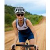 GRAVEL dámský cyklodres BEATRICE - námořní modrá a bíláwomen cycling beatrice navy 4[1]