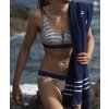 Dámské dvoudílné plavky ARIEL - námořnický modrobílý proužekwomen swimwear ariel 5[1]