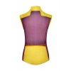 Dámská cyklo vesta PETRA - žlutá a fialovápetra gilet yellow purple 6[1]