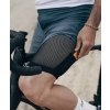 Pánské cyklistické kraťasy GRAVEL HELENE White Black Bílo černá