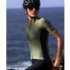 Dámský cyklo dres CHRISTELLE Olive Olivově zelená