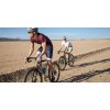 GRAVEL pánské cyklo kraťasy 2v1 MICKAELA Navy White Námořní modrá a bílá