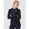 Dámský cyklo dres s dlouhým rukávem CORINNE Navy Námořnická modrá