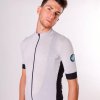Pánský cyklo dres MERINO EGLANTINE Light Gray Světle šedá