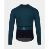 Pánský cyklo dres s dlouhým rukávem MERINO AUDAX IRMA Alpine Green Alpská zelená