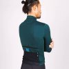 Pánský cyklo dres s dlouhým rukávem MERINO AUDAX IRMA Alpine Green Alpská zelená