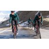 Dámský cyklo dres s dlouhým rukávem MERINO AUDAX IRMA - Alpská zelená