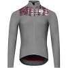 Pánský cyklo dres s dlouhým rukávem CLEMENCE Dark Grey Tmavě šedá