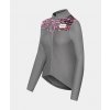 Dámský cyklo dres s dlouhým rukávem CLEMENCE Dark Grey Tmavě šedá