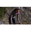 Dámský cyklo dres s dlouhým rukávem CLEMENCE Dark Grey Tmavě šedá