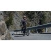 Dámský cyklo dres s dlouhým rukávem CLEMENCE Dark Grey Tmavě šedá
