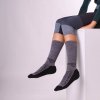 Zimní ponožky na kolo Merino PRIMALOFT - šedá