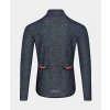 Pánský cyklistický dres s dlouhým rukávem MERINO MARGUERITE Navy Námořní modrá