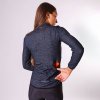 Dámský cyklistický dres s dlouhým rukávem MERINO MARGUERITE námořní modrá