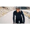 Dámský cyklistický dres s dlouhým rukávem MERINO MARGUERITE námořní modrá