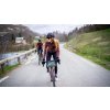 Dámský fleecový cyklo dres SOLANGE Orange Graphite Oranžová s grafitovou