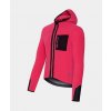 Pánský cyklistický dres s dlouhým rukávem AUDAX INGRID Neon Pink Neónově růžová