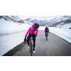 Pánský cyklistický dres s dlouhým rukávem AUDAX INGRID Neon Pink Neónově růžová