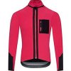 Pánský cyklistický dres s dlouhým rukávem AUDAX INGRID Neon Pink Neónově růžová