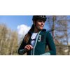 Dámský cyklistický dres s dlouhým rukávem AUDAX INGRID Alpine Green Alpská zelená