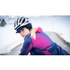 Dámský cyklistický dres s dlouhým rukávem AUDAX INGRID Neon Pink Neónově růžová