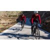 Dámský cyklo dres s dlouhým rukávem RACE AUDREY Burnt Red Spálená do červena
