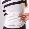 Dámský cyklo dres s dlouhým rukávem MERINO CLAUDETTE Monochrome Monochromatický