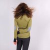 Dámský cyklo dres s dlouhým rukávem MERINO YOLANDE Khaki Vojenská zelená