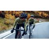 Dámský cyklo dres s dlouhým rukávem MERINO YOLANDE Khaki Vojenská zelená