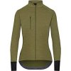 Dámský cyklo dres s dlouhým rukávem MERINO YOLANDE Khaki Vojenská zelená