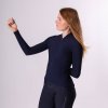 Dámský cyklo dres s dlouhým rukávem RACE AUDREY Navy Námořní modrá
