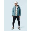 Zimní péřová bunda AMÉLIE UNISEX Smoke Blue Kouřově modrá