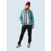 Zimní péřová bunda AMÉLIE UNISEX Smoke Blue Kouřově modrá