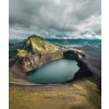 Pánský cyklo dres s dlouhým rukávem FLEECE LANDMANNALAUGAR Mountain Limitovaná Edice