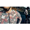 Pánský cyklo dres s dlouhým rukávem ATELIER MORGANE Wading Birds Brodící ptáci