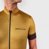 Pánský cyklo dres FLEURETTE Zlatá oliva