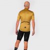 Pánský cyklo dres FLEURETTE Zlatá oliva
